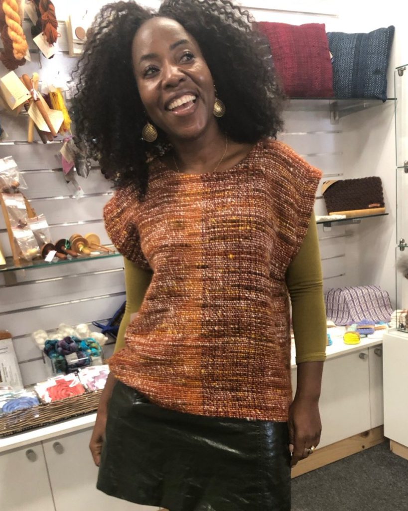Autumn tones top