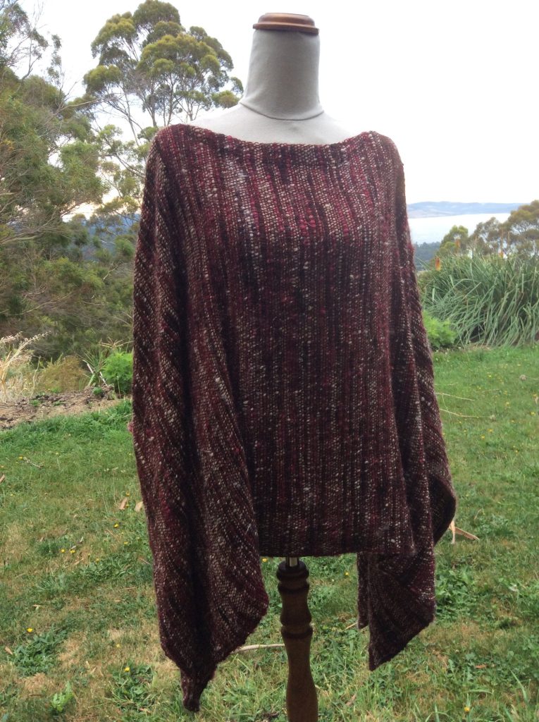 Mulberry poncho