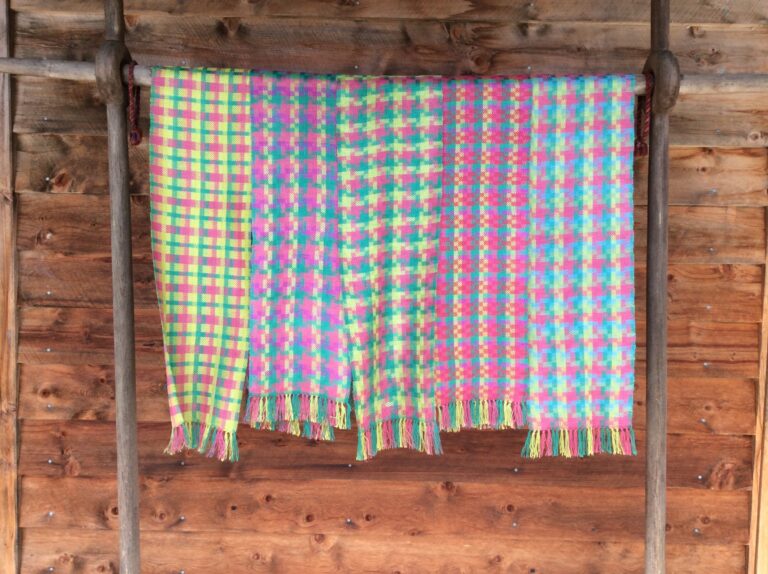 New silk scarves