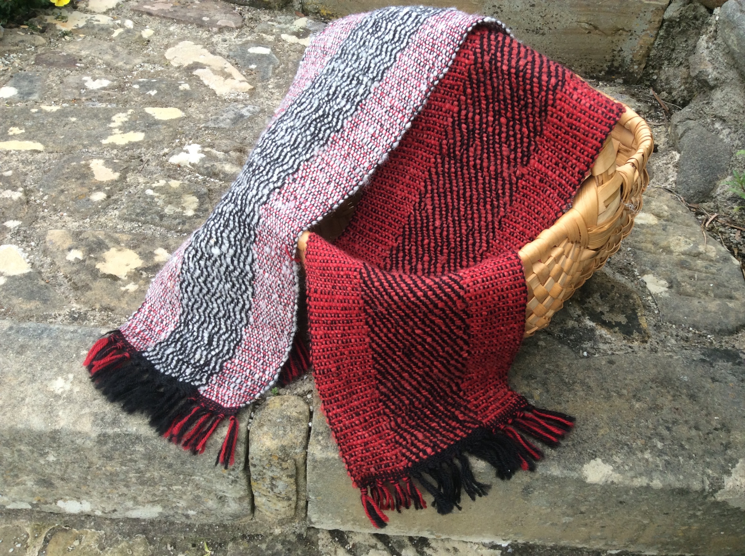 Hand spun alpaca